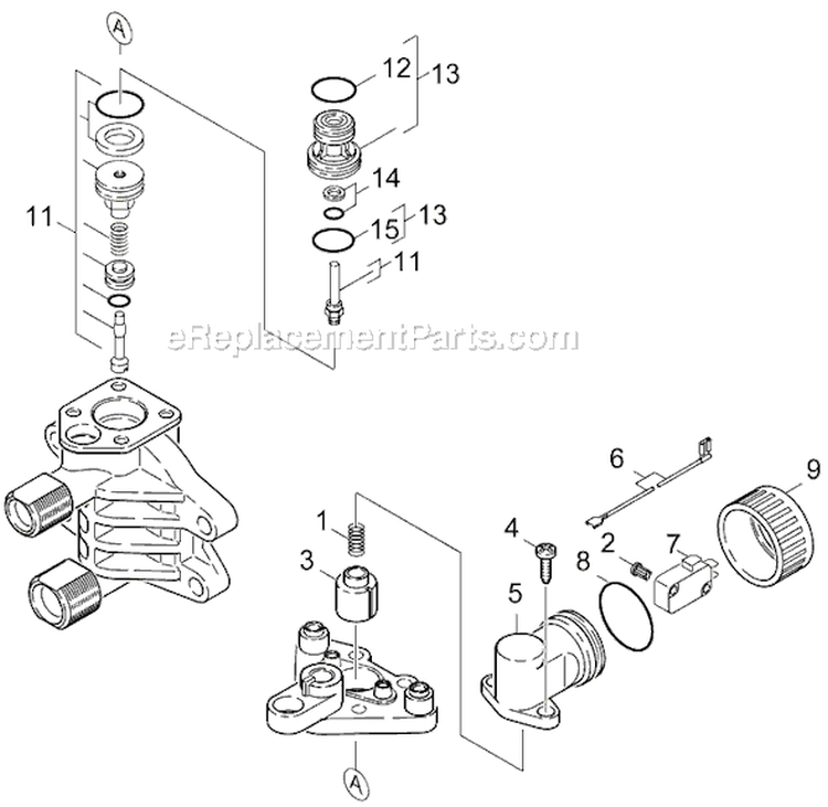 Page D Diagram and Parts List for K620M-DI K 620 M -DI 1.973-670.0 Karcher Pressure Washer