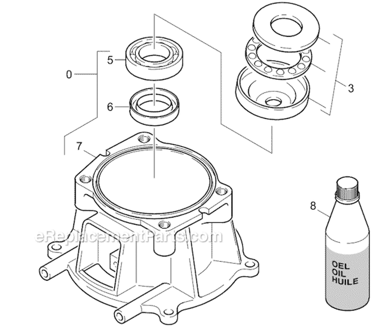 Page E Diagram and Parts List for K7000G K 7000G 1.187-104.0 Karcher Pressure Washer