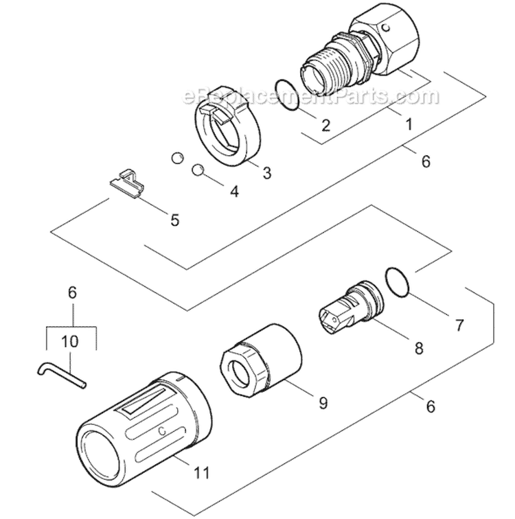 Page H Diagram and Parts List for K7000G K 7000G 1.187-104.0 Karcher Pressure Washer