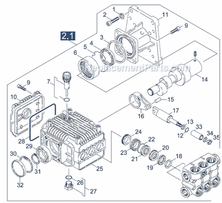 Page C Diagram and Parts List for K8000G K 8000 G 1.187-106.0 Karcher Pressure Washer