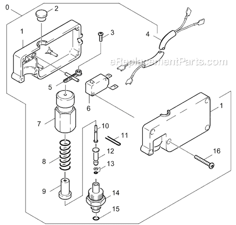 Page L Diagram and Parts List for K855H K 855 H 1.935-701.0 Karcher Pressure Washer