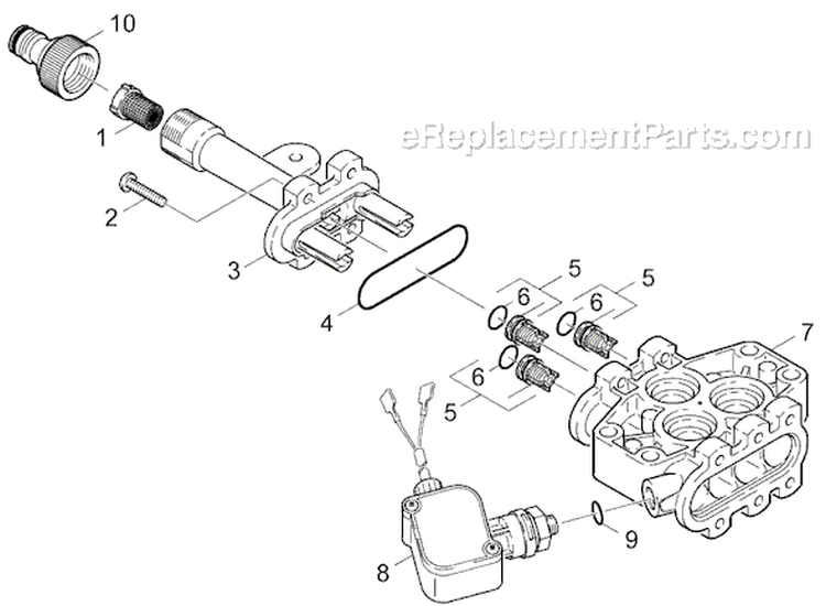 Page C Diagram and Parts List for K855H K 855 H 1.935-701.0 Karcher Pressure Washer