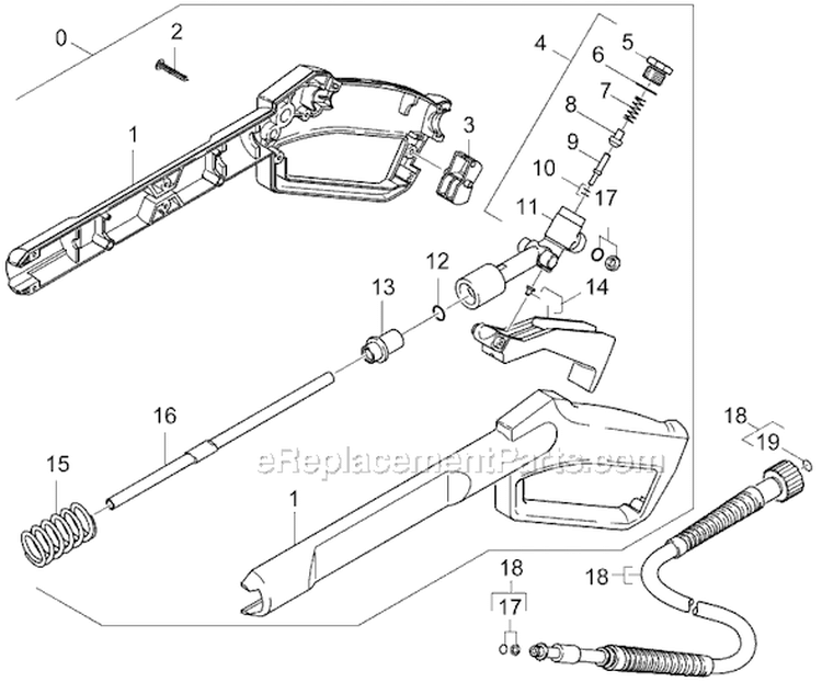 Page K Diagram and Parts List for KSPECIAL K Special 59552650 Karcher Pressure Washer