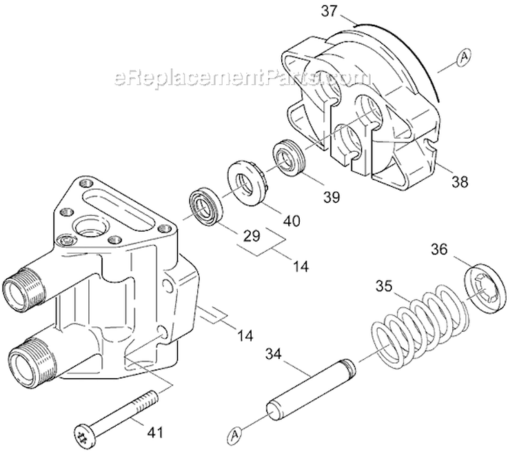 Page F Diagram and Parts List for KSPECIAL K Special 59552650 Karcher Pressure Washer