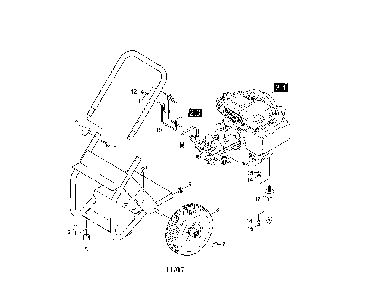Piece Parts Diagram and Parts List for K2400HH  Karcher Pressure Washer