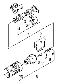 Nozzle Diagram and Parts List for HD1050BX  Karcher Pressure Washer