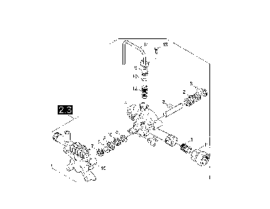 Piston Diagram and Parts List for K2400HH  Karcher Pressure Washer