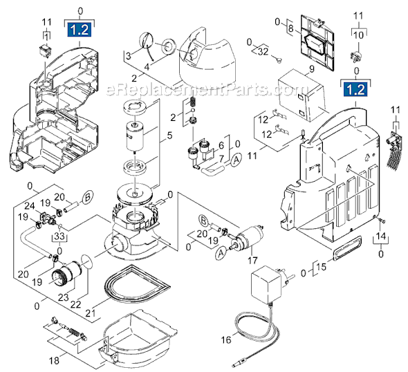 Page A Diagram and Parts List for WINDOWWASHER 1633-1200 Karcher Pressure Washer
