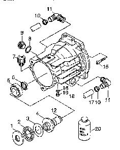 Gear Diagram and Parts List for HD1050BX  Karcher Pressure Washer