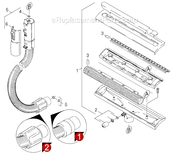 Page C Diagram and Parts List for WINDOWWASHER 1633-1200 Karcher Pressure Washer