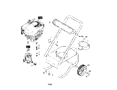 Piece Parts Diagram and Parts List for G2300IB  Karcher Pressure Washer