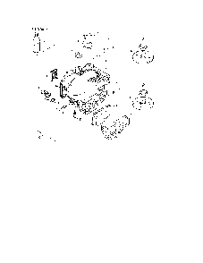 Motor/Carburetor/Starter Diagram and Parts List for K4400G  Karcher Pressure Washer