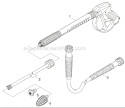 Part Location Diagram of 9.123-001.0 Karcher Rotary Nozzle