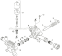 Part Location Diagram of 4.060-820.0 Karcher Piston Guidance