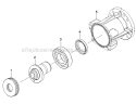 Transmission Diagram and Parts List for G2600PC G 2600 PC 11071110 Karcher Pressure Washer