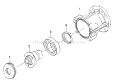 Transmission Diagram and Parts List for G2600VC G 2600 VC 11071090 Karcher Pressure Washer