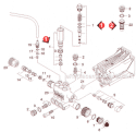 Part Location Diagram of 064-175 Karcher Unloader Assembly