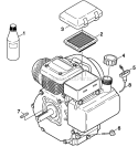 Engine Diagram and Parts List for G3050OH G 3050 OH 11945150 Karcher Pressure Washer