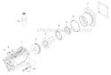 Main shaft, Main bearing, Wobble plate Diagram and Parts List for G3050OH G 3050 OH 11945150 Karcher Pressure Washer