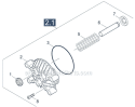 Page D Diagram and Parts List for HD2700DB HD 2700 DB 1.194-116.0 Karcher Pressure Washer