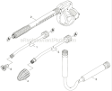 Part Location Diagram of 9.104-015.0 Karcher Nozzles Set 045