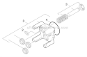 Thrust Guidance Diagram and Parts List for K2360 1.601-681.0 Karcher Pressure Washer