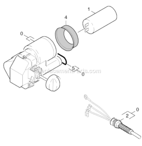 Electric Box Diagram and Parts List for K368M 1.601-742 Karcher Pressure Washer