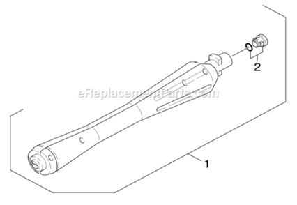 Jet PipeSpray Wand Diagram and Parts List for K4400G 1.133-208.0 Karcher Pressure Washer