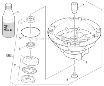 Actuation - Version 2 Diagram and Parts List for K4400G 1.133-208.0 Karcher Pressure Washer