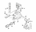 Valves Diagram and Parts List for K580  Karcher Pressure Washer