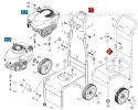 Part Location Diagram of 7.304-004.0 Karcher Hexagonal Head Screw