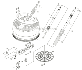 Page A Diagram and Parts List for K297M-PL-TR-TV 1.421-206.0 Karcher Pressure Washer