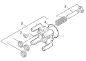 Thrust Guidance Diagram and Parts List for K228 K 2.28 16015540 Karcher Pressure Washer