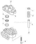 Page B Diagram and Parts List for K355 K 355 1.786-680.0 Karcher Pressure Washer