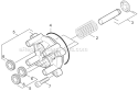 Piston Assembly Diagram and Parts List for K395M-PLUS K 395 M-Plus 1.141-966.0 Karcher Pressure Washer