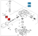 Page D Diagram and Parts List for K5000G K 5000 G 1.133-109.0 Karcher Pressure Washer