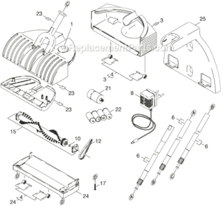 Part Location Diagram of 6.369-434.0 Karcher Handle