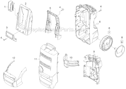 Housing Diagram and Parts List for K568MDPLUS K 5.68 MD Plus 16019100 Karcher Pressure Washer