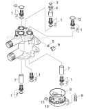Page H Diagram and Parts List for K585 K 585 1.974-680.0 Karcher Pressure Washer
