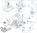 Page E Diagram and Parts List for K8000G K 8000 G 1.187-106.0 Karcher Pressure Washer
