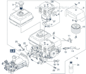 Page D Diagram and Parts List for K9000G K 9000 G 1.187-105.0 Karcher Pressure Washer