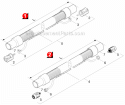Suction Hose Diagram and Parts List for PUZZI100  Karcher Steamer