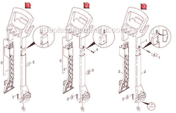 Page B Diagram and Parts List for KING-CRAFT 01 1.141-968.0 Karcher Pressure Washer