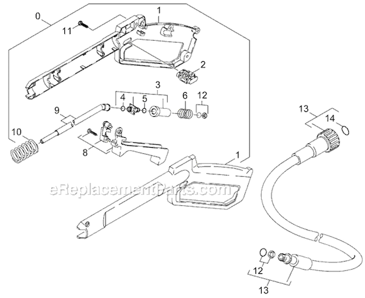 Page B Diagram and Parts List for MIGHTY Pro 1.903-800.0 Karcher Pressure Washer