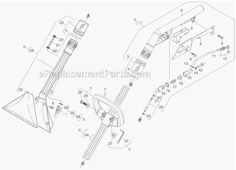 Floor Tool Diagram and Parts List for PUZZI100  Karcher Steamer