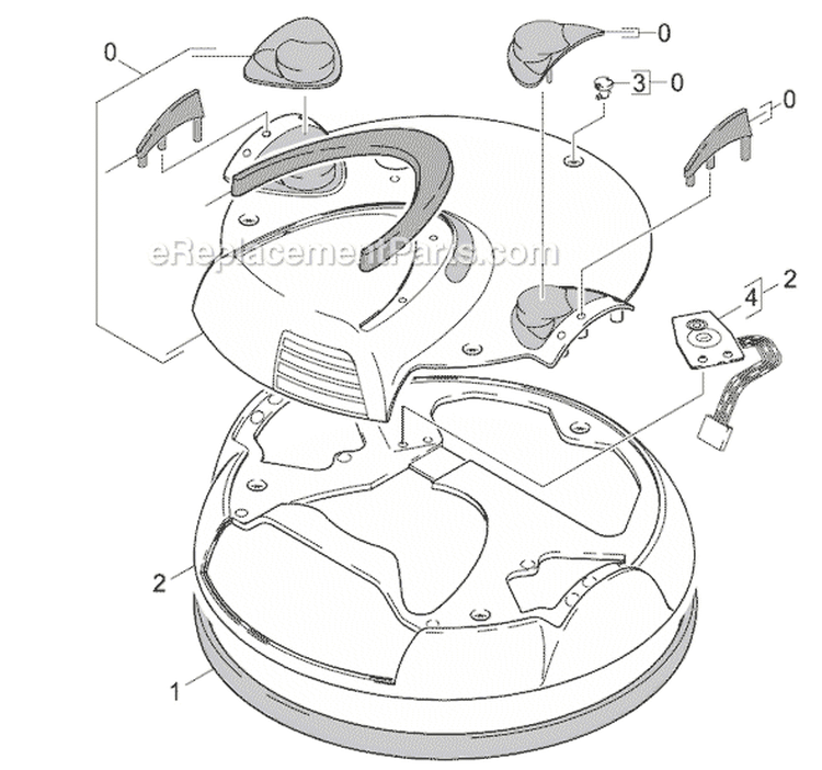 Page A Diagram and Parts List for RC3000 RC 3000 1.269-101.0 Karcher Robotic Vacuum