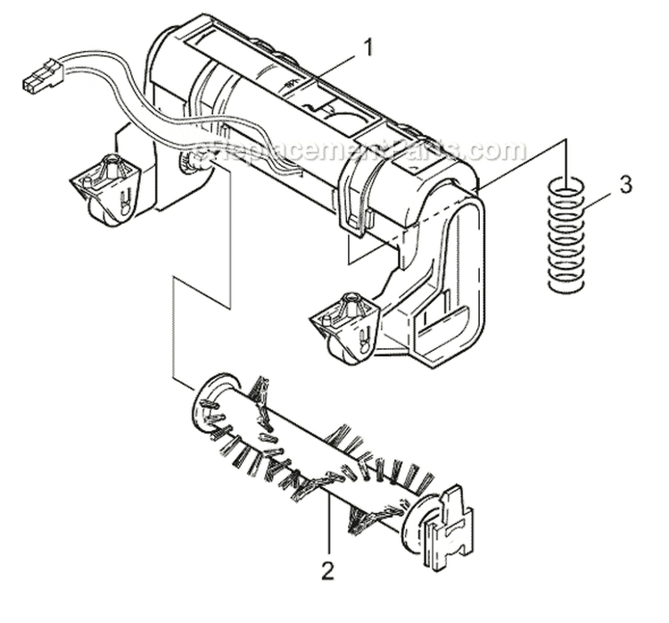 Page D Diagram and Parts List for RC3000 RC 3000 1.269-101.0 Karcher Robotic Vacuum
