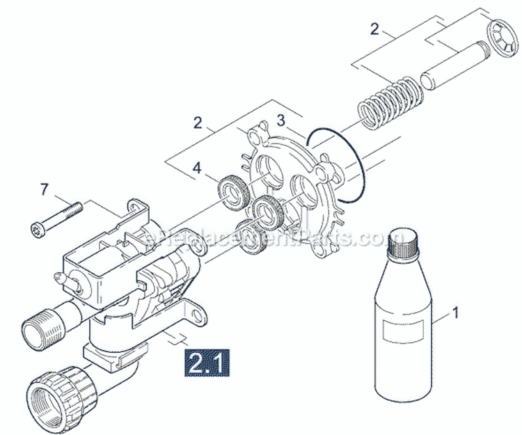 Page C Diagram and Parts List for WINNER 202 1.223-943.0 Karcher Pressure Washer