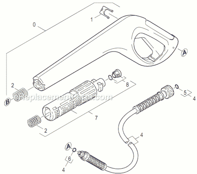 Page E Diagram and Parts List for WINNER 202 1.223-943.0 Karcher Pressure Washer