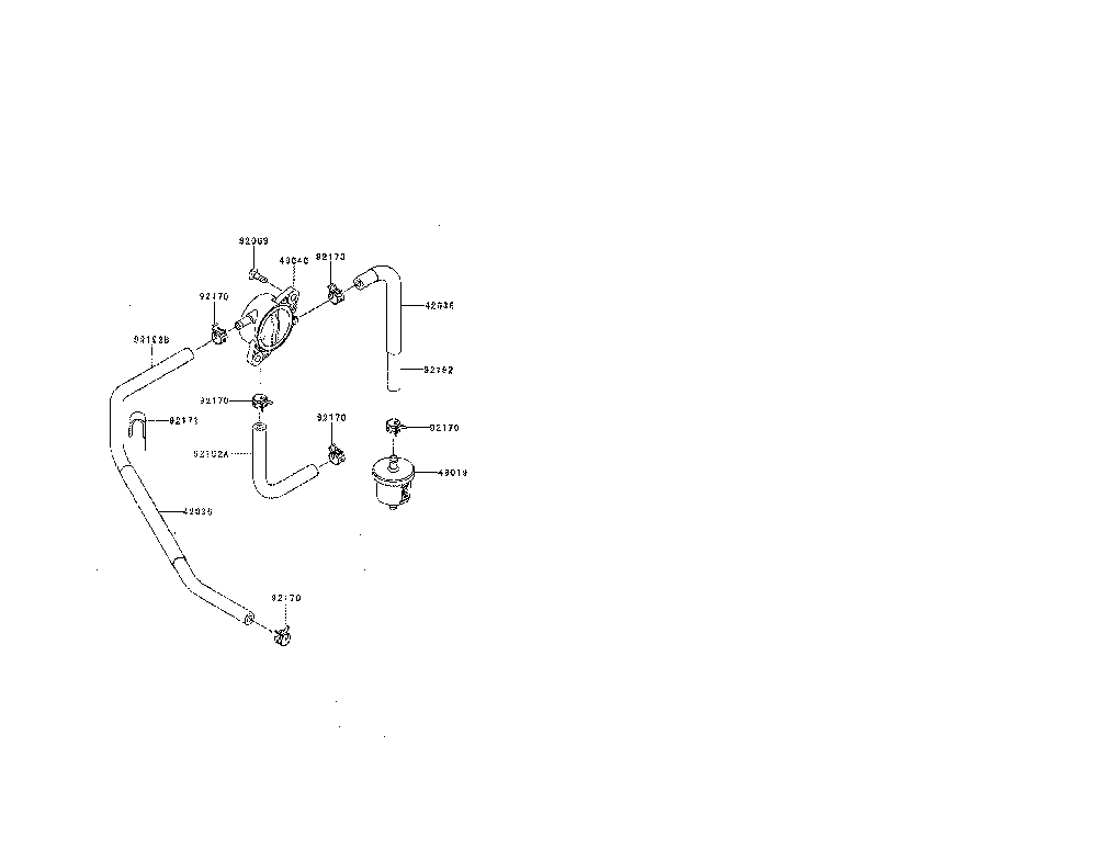 Fuel-tank/fuel-valve Diagram and Parts List for FR651V-AS07  Kawasaki Engine